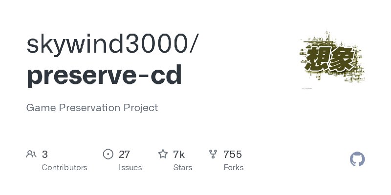 GitHub - skywind3000/preserve-cd: Game Preservation Project