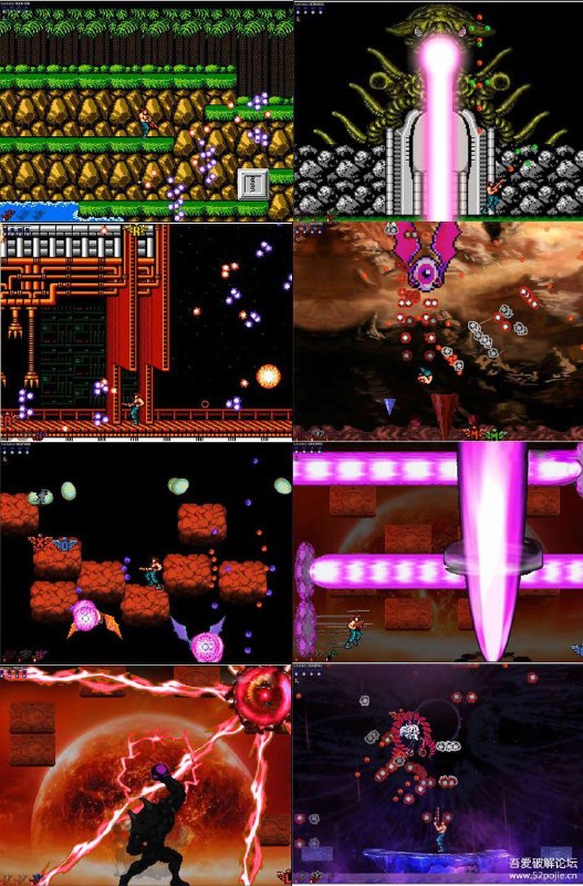 【不是FC魔改，是独立游戏】游戏名：魂斗罗噩梦V3.0作者：EG Studio 水鱼神游戏大小：677MB解压后直接打开Contra Nightmare 3.0.exe 就可以玩了游戏是国内一位独立游戏作者开发：EG Studio 水鱼神游戏特色是双武器系统